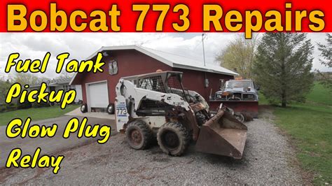 bobcat skid steer fuel tank removal|bobcat 773 fuel tank.